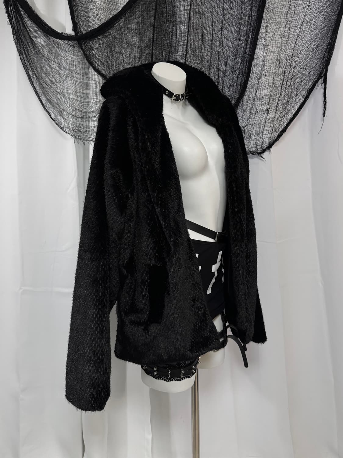 fur hood jacket 상품이미지2