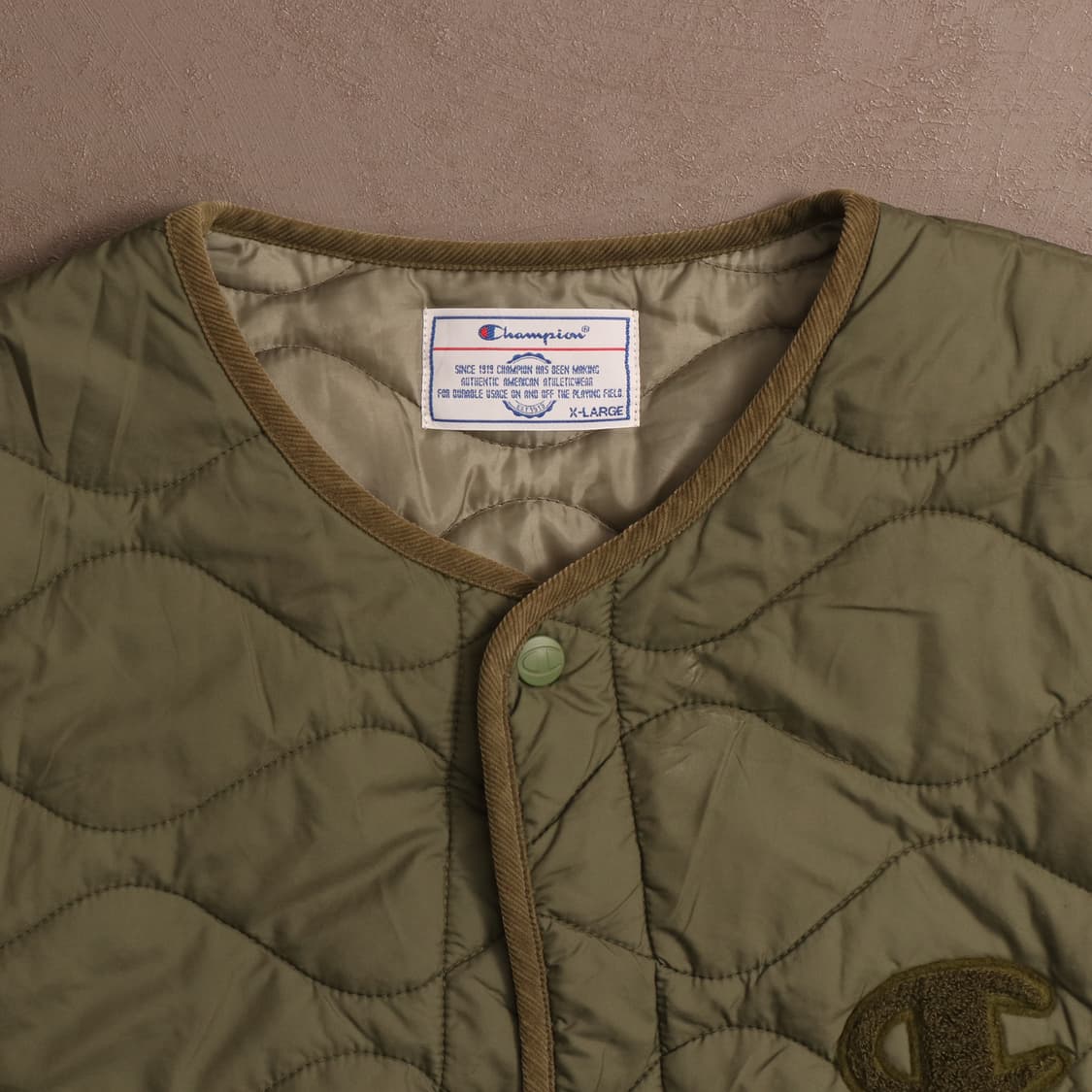 챔피온 헤리티지 누빔 다운 패딩 A1480 상품이미지2