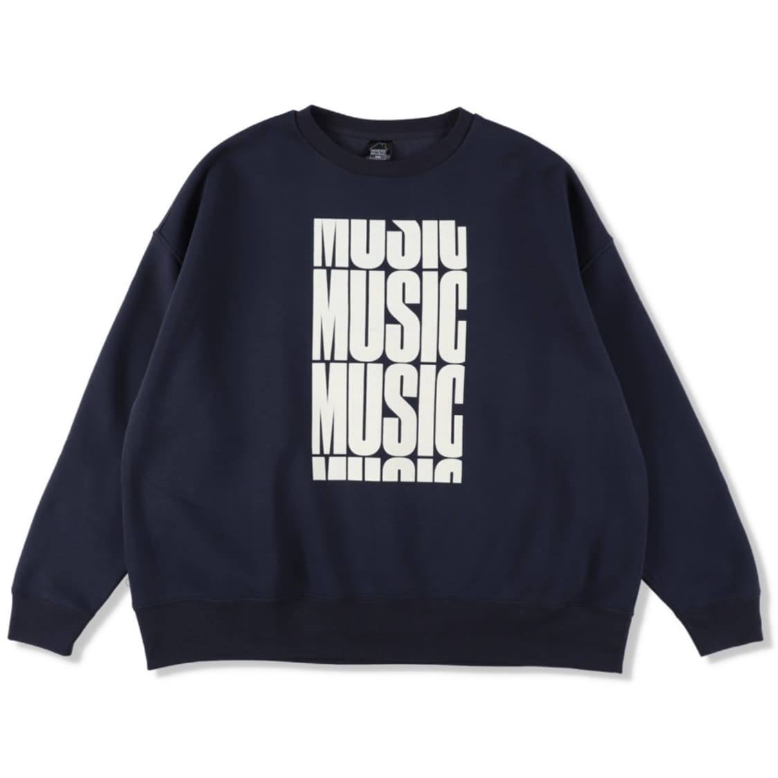 이즈네스 뮤직 isness music DELAY 스웻 셔츠 네이비 F 상품이미지1