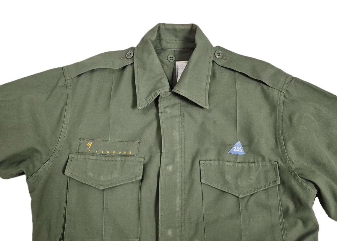 육군 구형 민무늬 야전상의 전투복 상의 자켓 (L) 상품이미지8