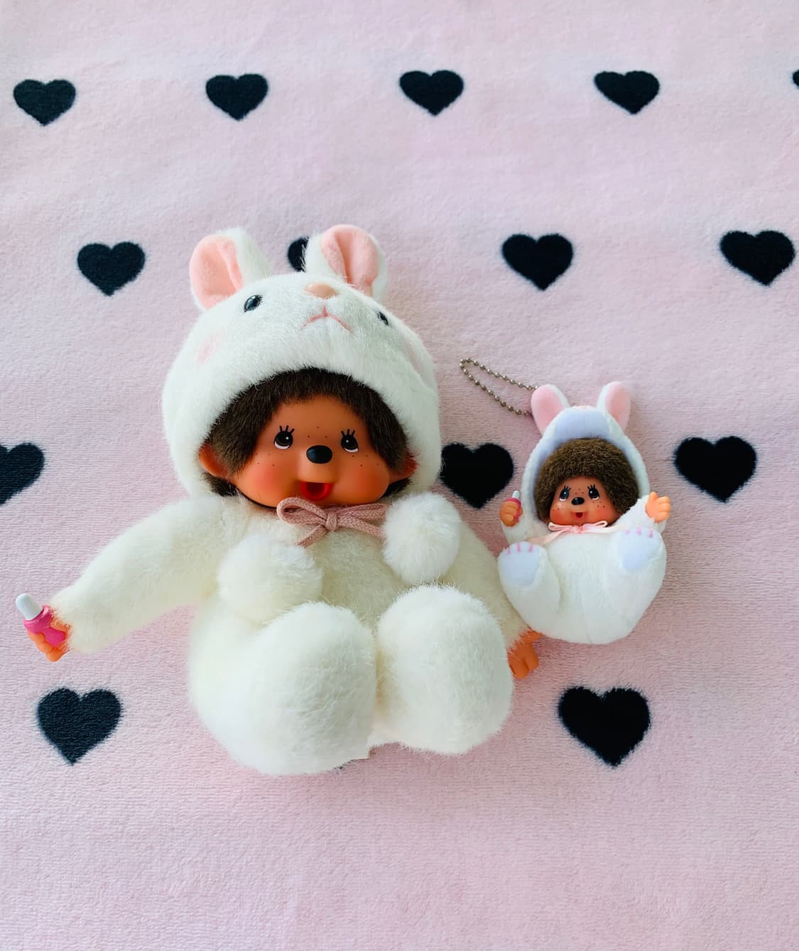 🐰1998고전 토끼2종세트 몬치치 인형, 키체인 상품이미지4