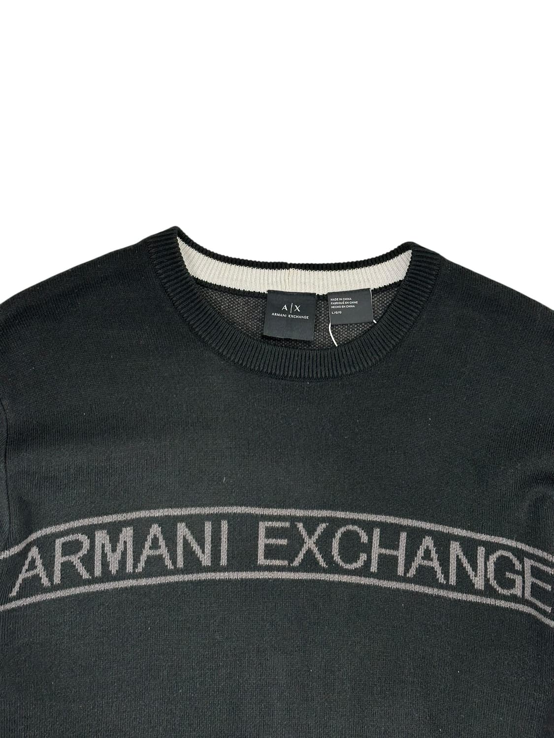 아르마니 익스체인지 로고 니트 스웨터 상품이미지3