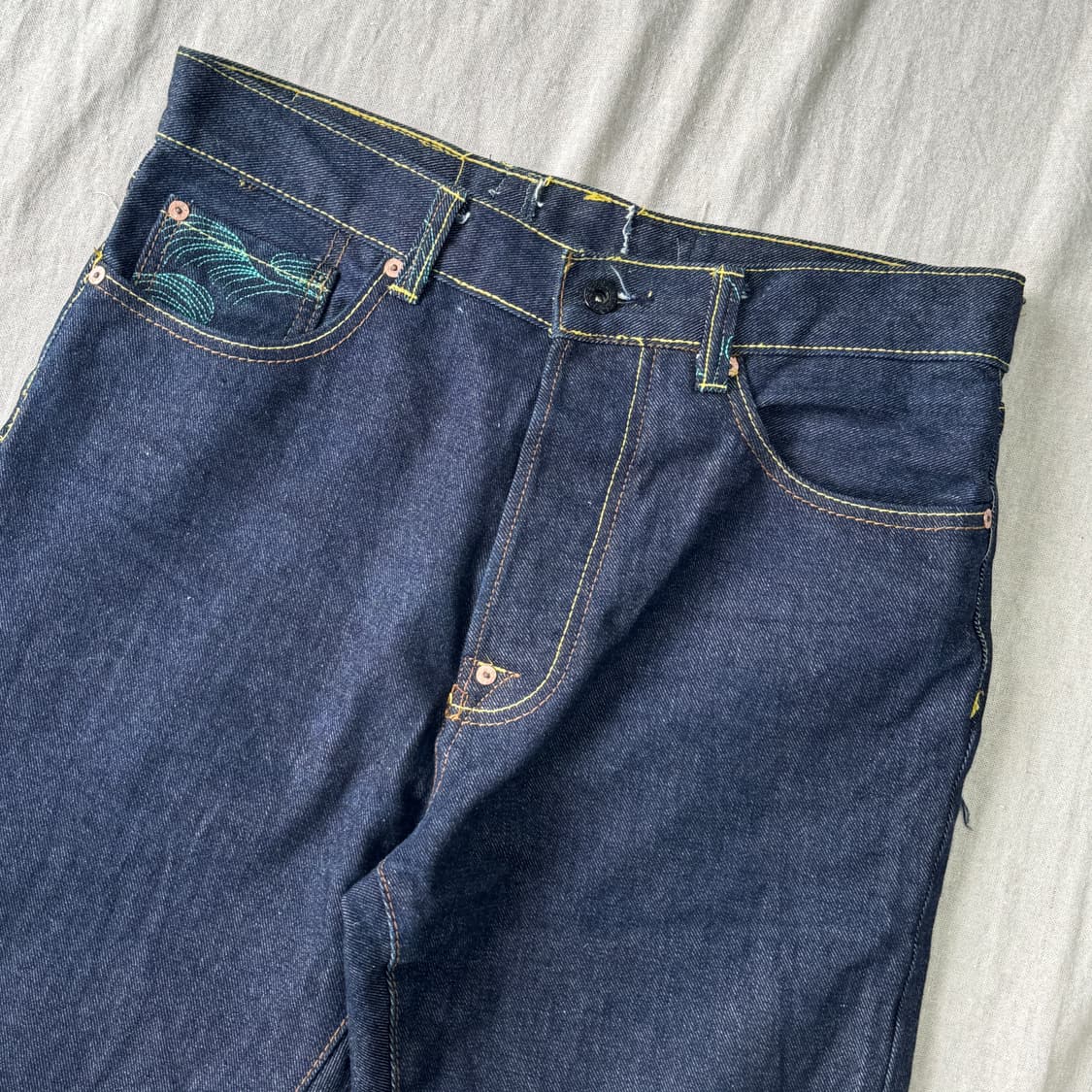 RMC 레드몽키컴퍼니 자수 본디지 팬츠 32 상품이미지4