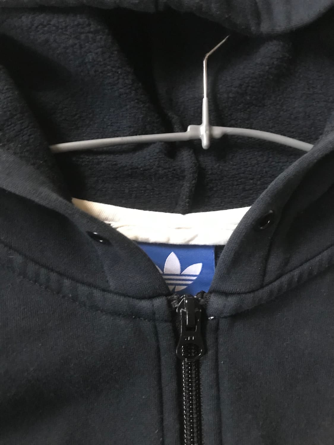 아디다스 블랙 삼선 후드집업 상품이미지7