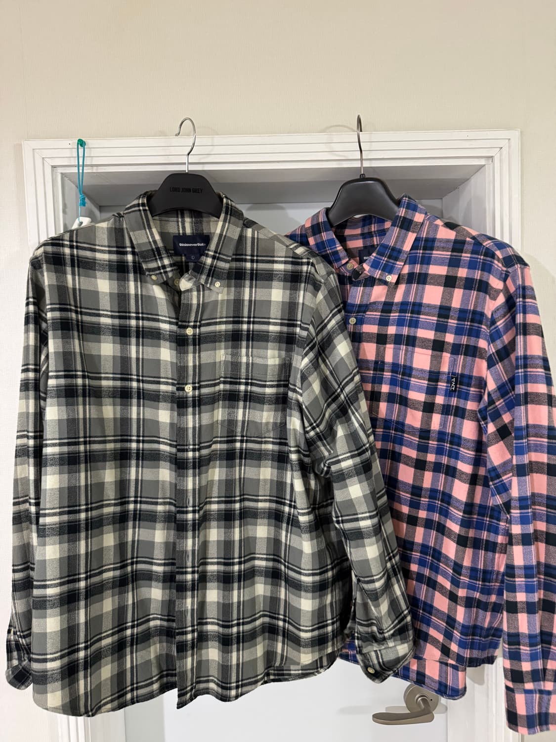 디스이즈네버댓 플란넬 체크셔츠 L 상품이미지1