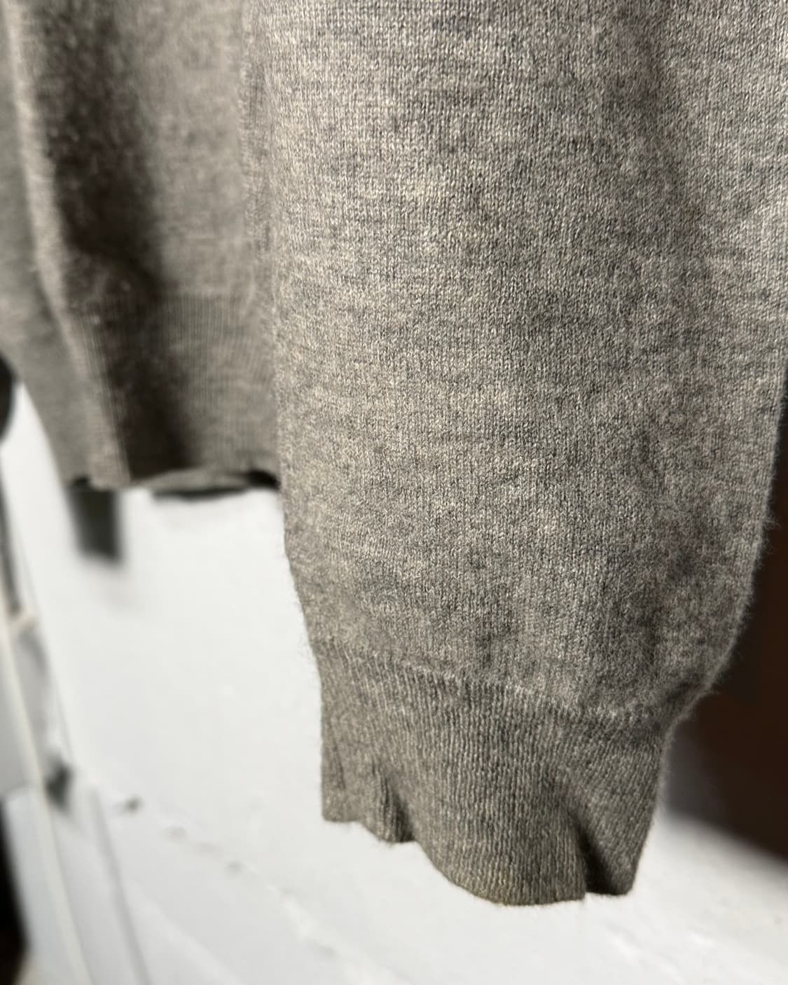 90's 폴로 랄프로렌 메리노 울 폴로셔츠 L [그레이] 상품이미지4