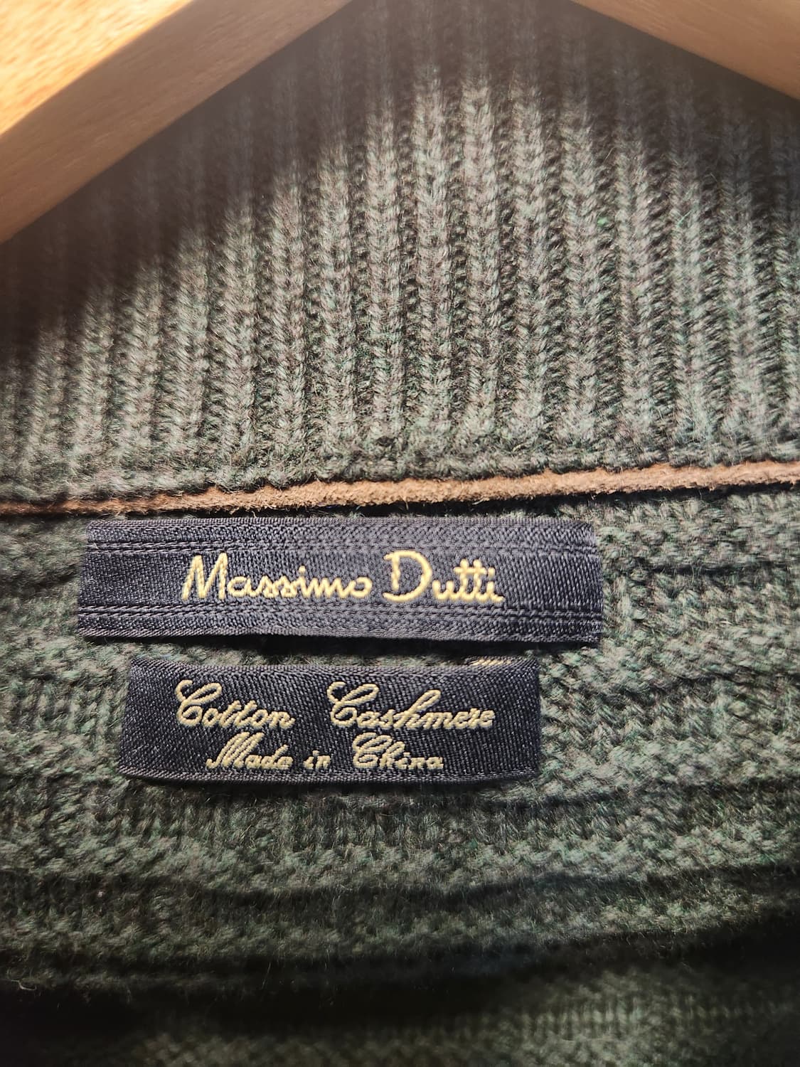 마시모두띠 집업 가디건 카키 XL 상품이미지2