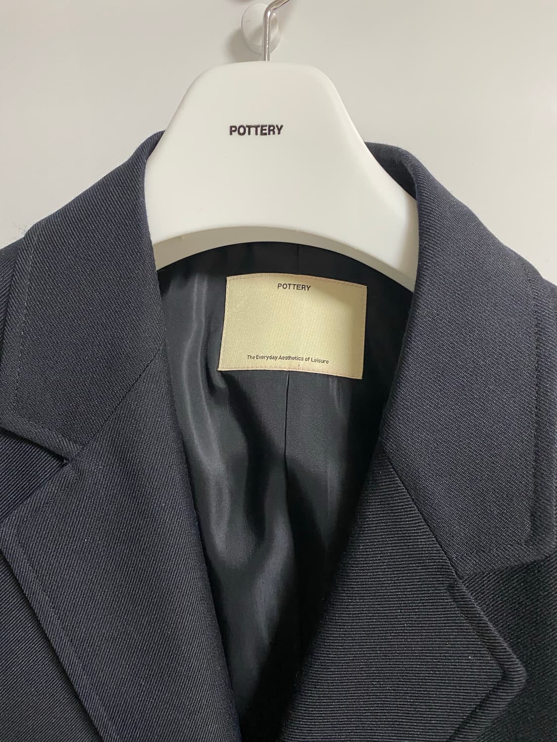 포터리 울 스포츠 셋업 다크네이비 4사이즈 상품이미지2