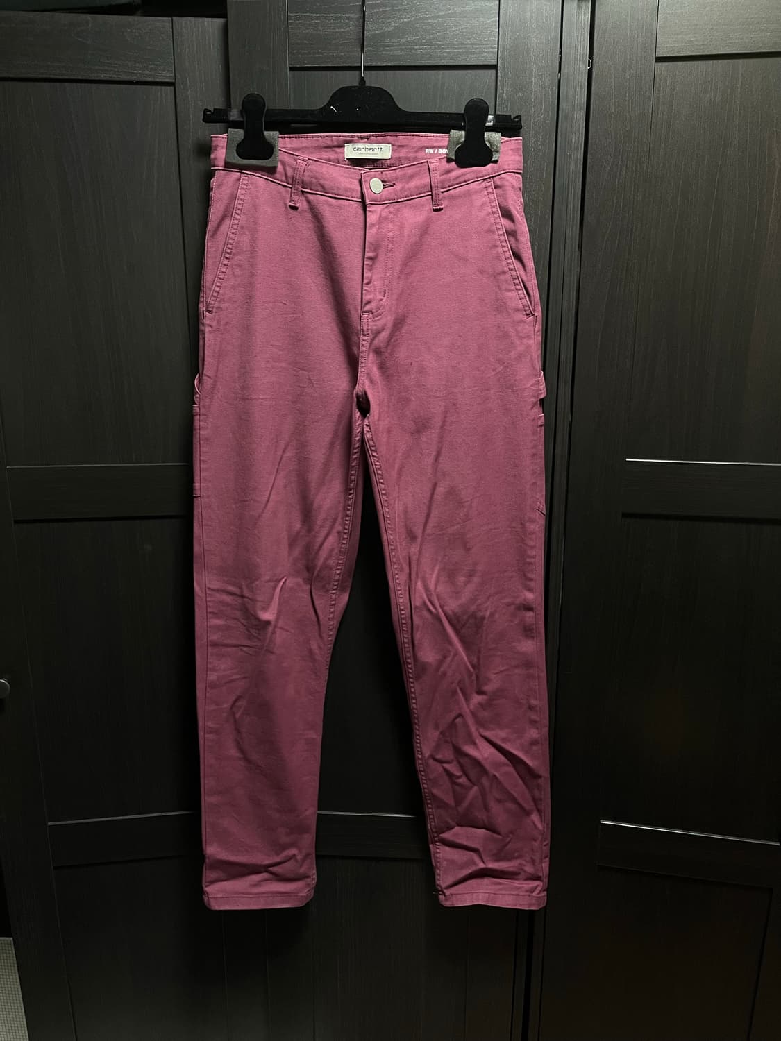 칼하트 보이프렌드핏 핑크바지 상품이미지2