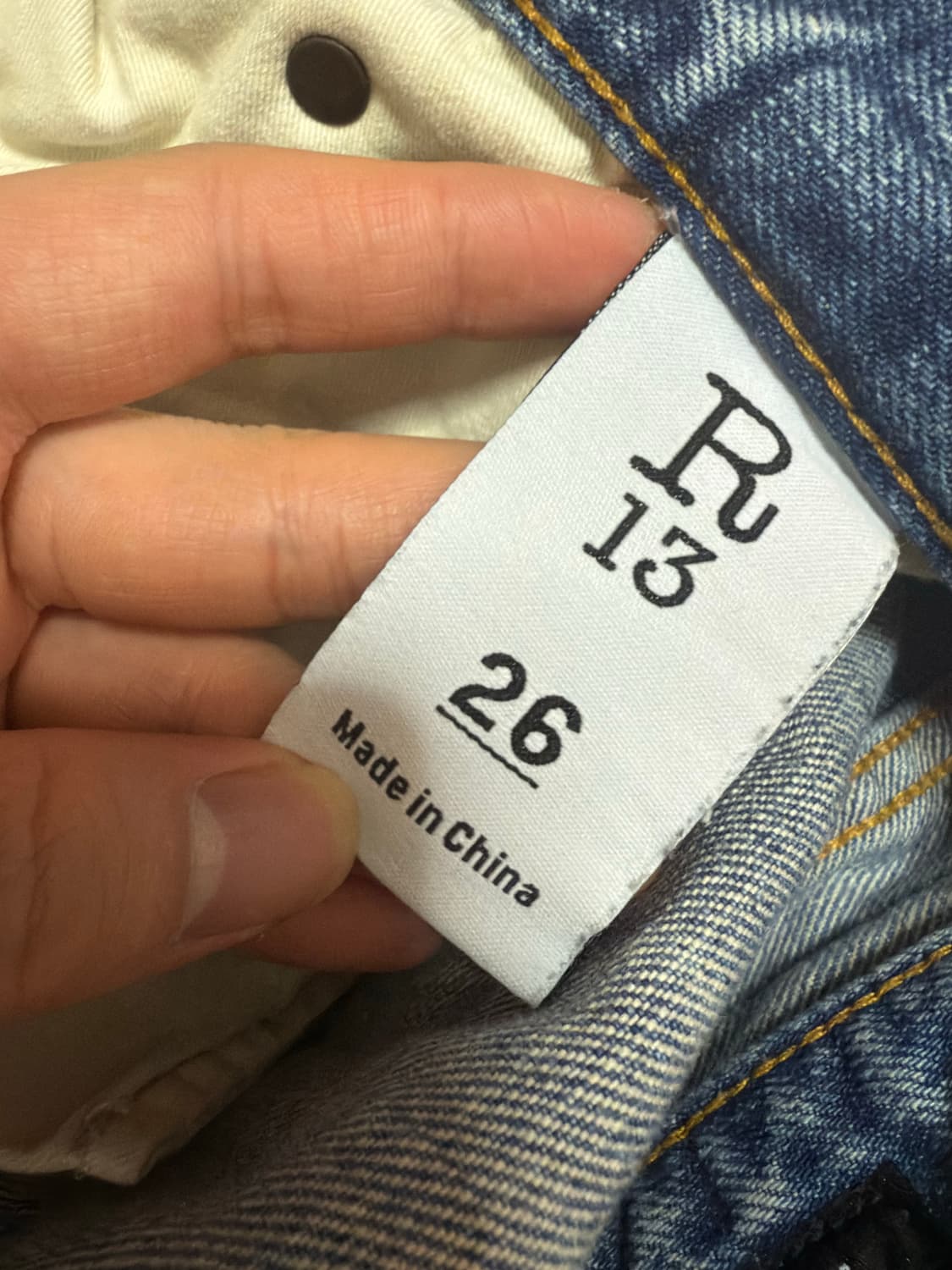 [26] R13 알써틴 데님 상품이미지4