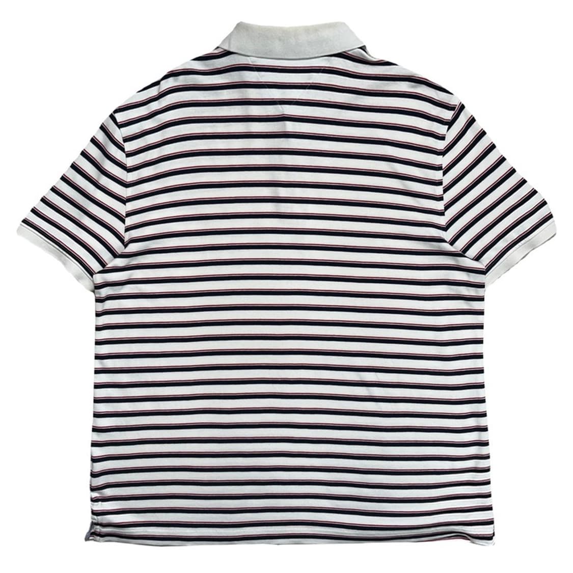 TOMMY HILFIGER PK 스트라이프 카라티 화이트 L/G 상품이미지6