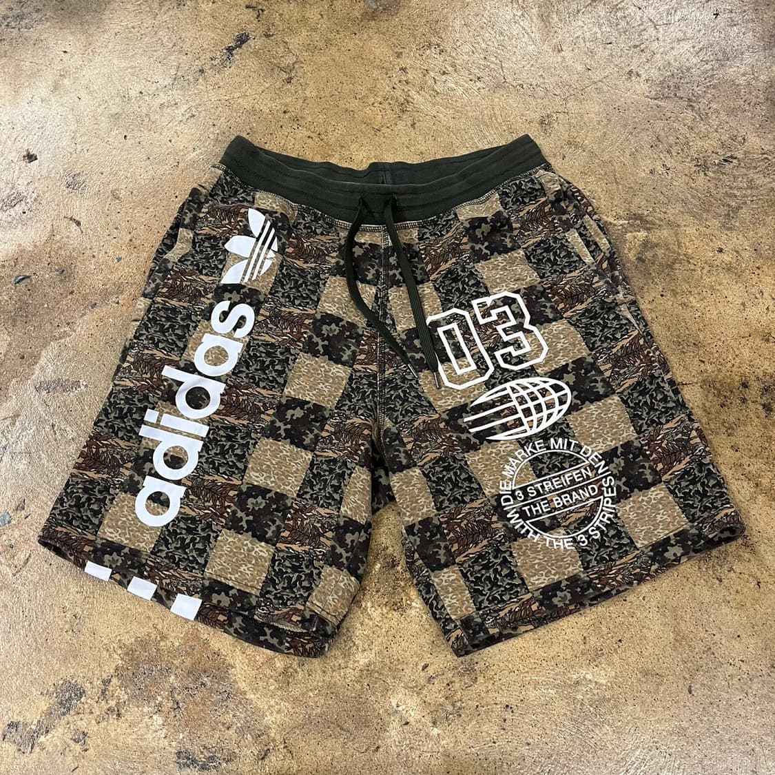 아디다스 카모 밀리터리 반바지 100 상품이미지2