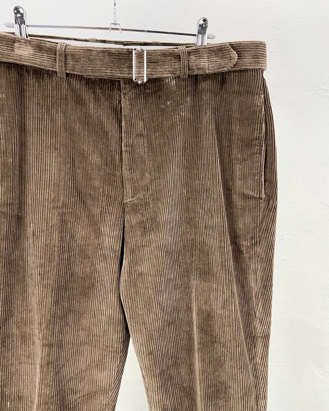 오피신 제네랄 브라운 골덴 코듀로이 트라우저 벨티드 팬츠 상품이미지3