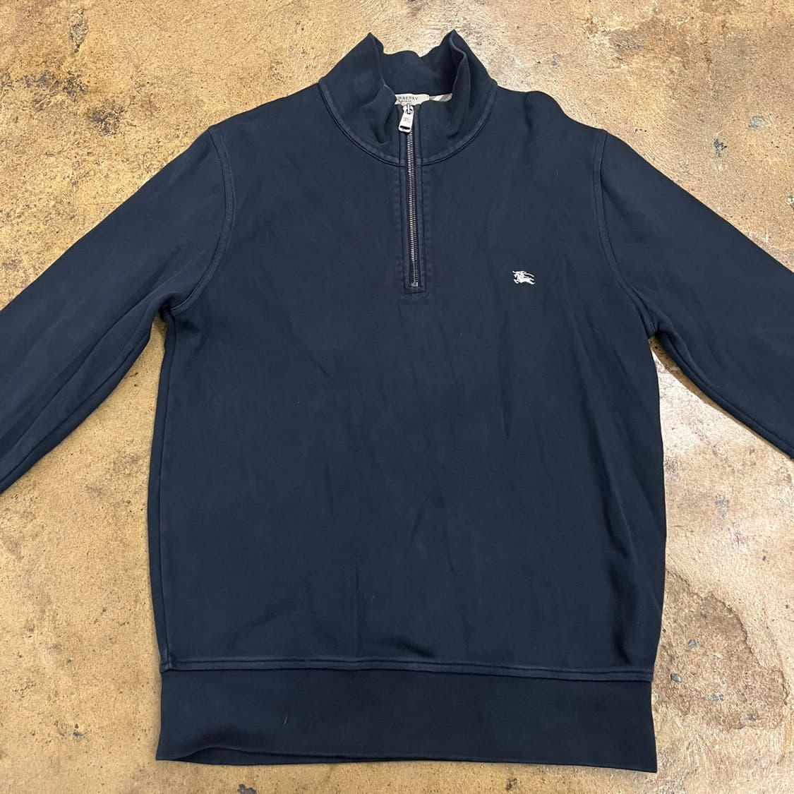 [정품/S] 버버리 런던 블랙 하프집업 맨투맨 b18 상품이미지3