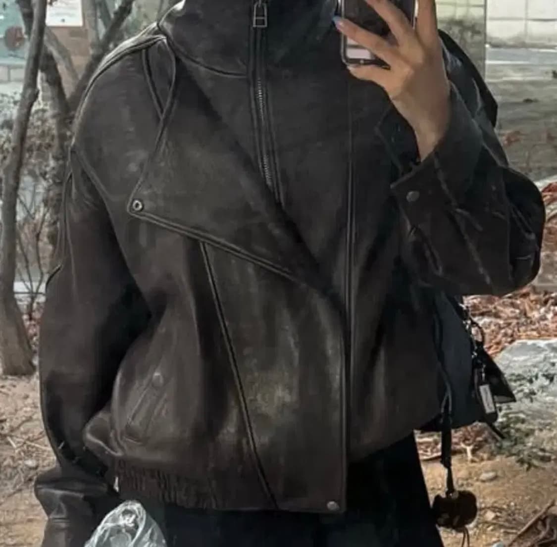 마지셔우드 램스킨 레더 자켓 상품이미지4