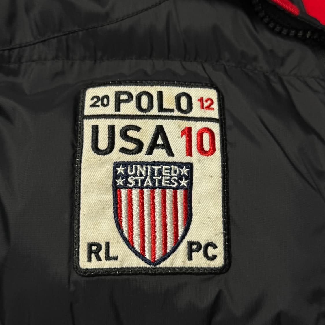 (L) 폴로 랄프로렌 USA 빅포니 덕다운 패딩 블랙 상품이미지4