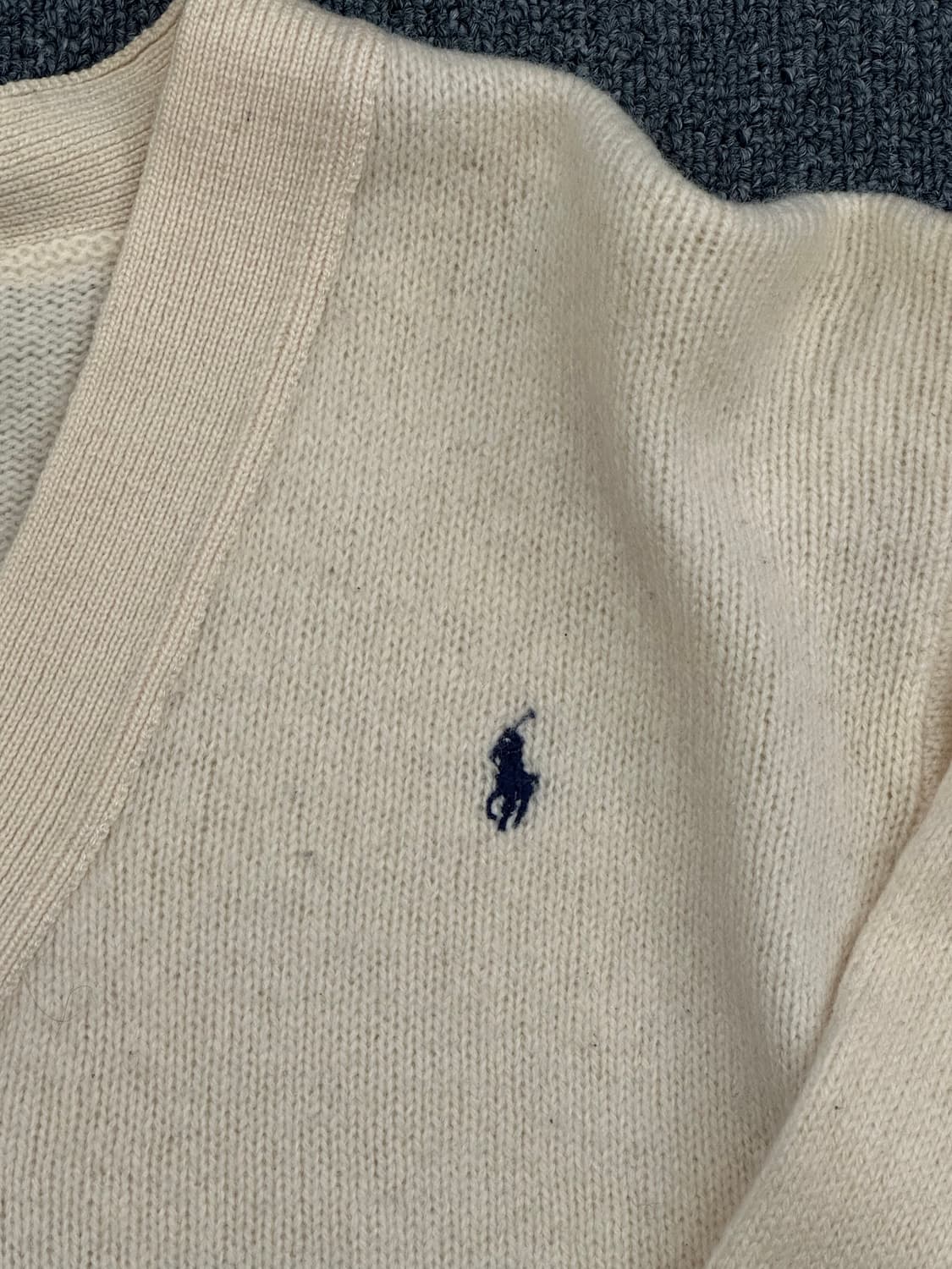 L)폴로 랄프로렌 스몰포니 가죽버클 울 브이넥 가디건 상품이미지5