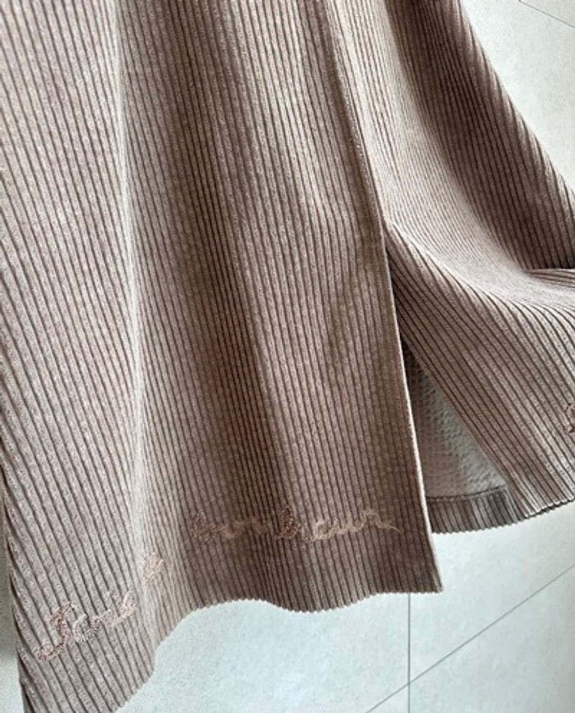 새) 베네통 레터링 골덴 롱-스커트  상품이미지7