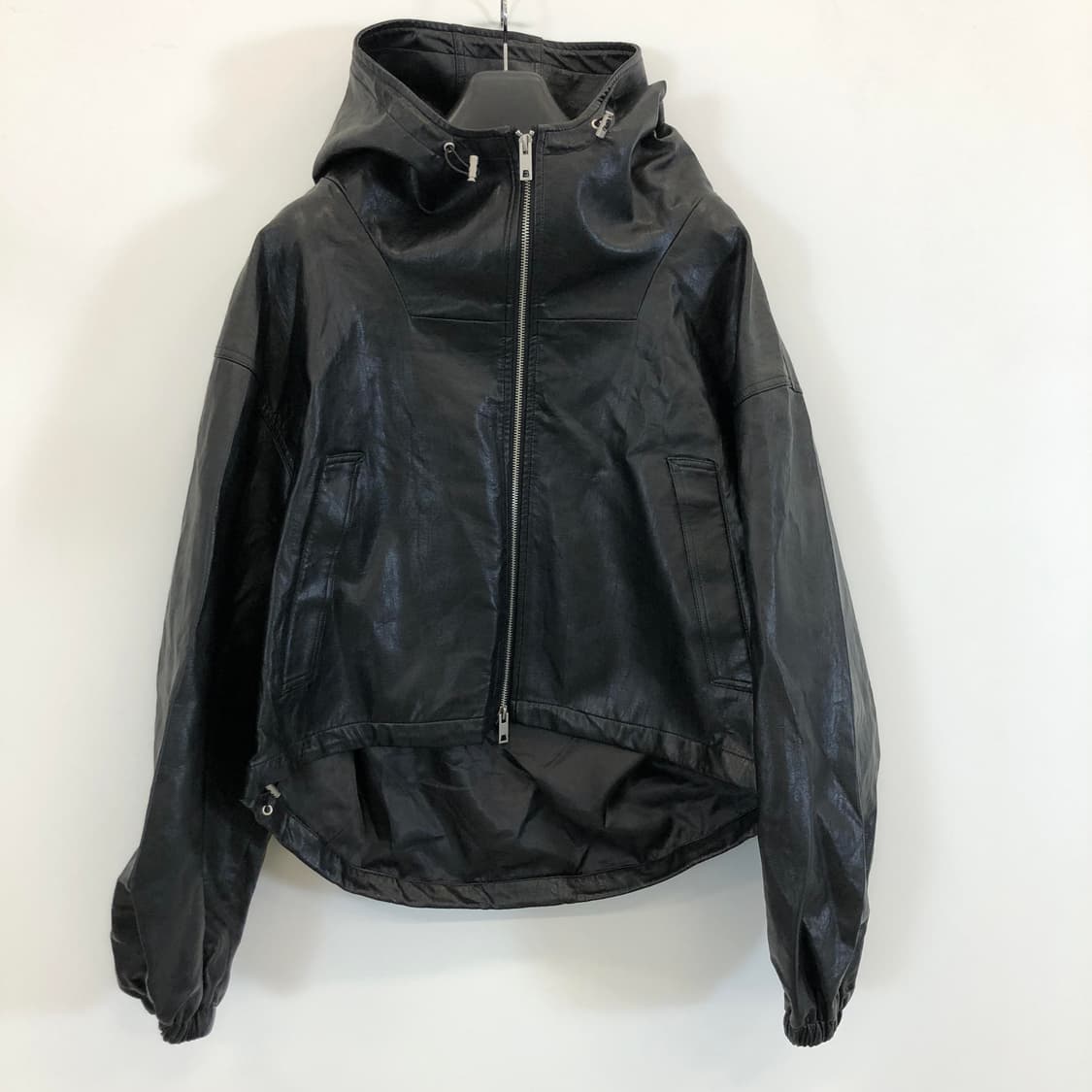 라퍼지스토어 버핑레더 투웨이 후드자켓 M 상품이미지1