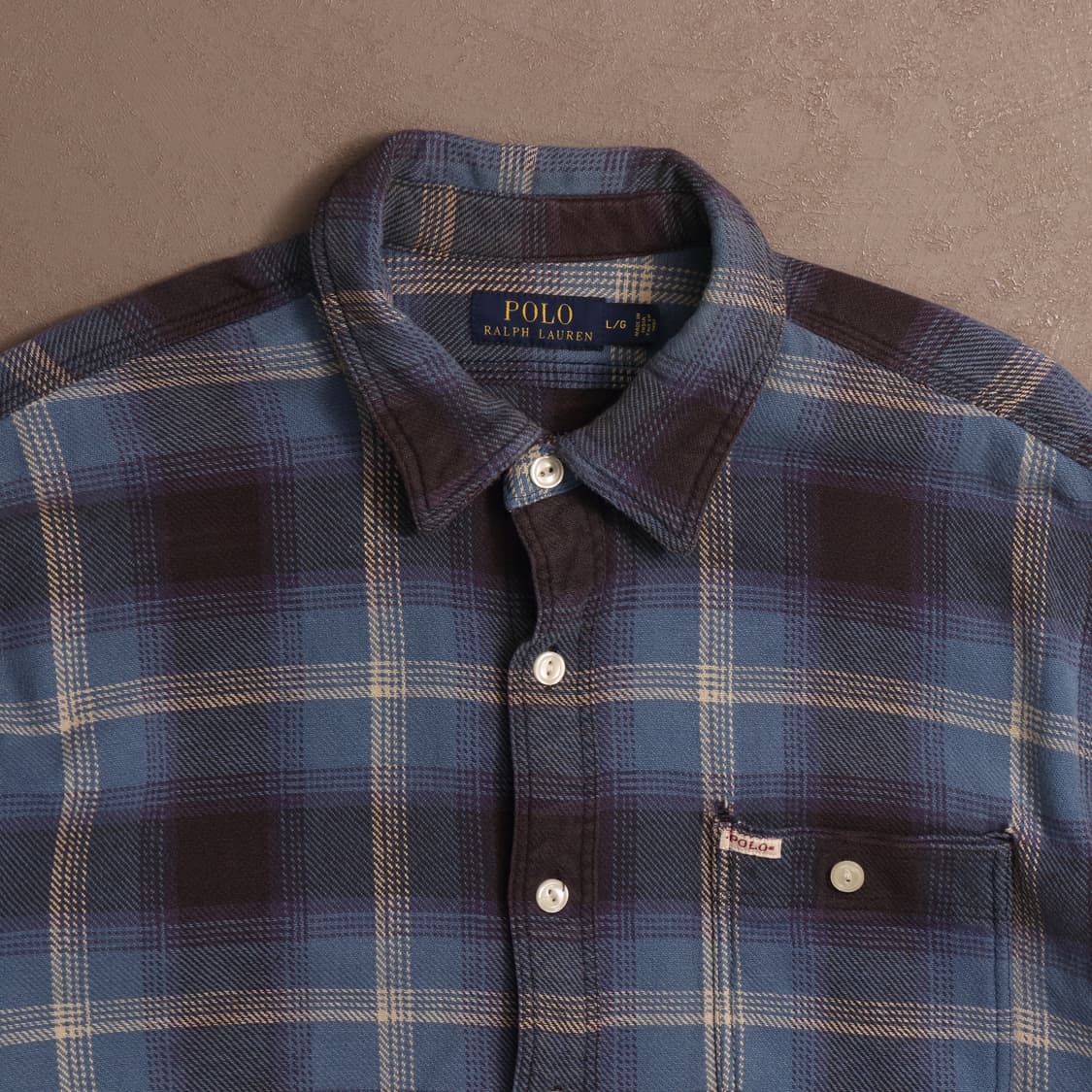 폴로 랄프로렌 헤비코튼 플란넬 체크셔츠 A1405 상품이미지2