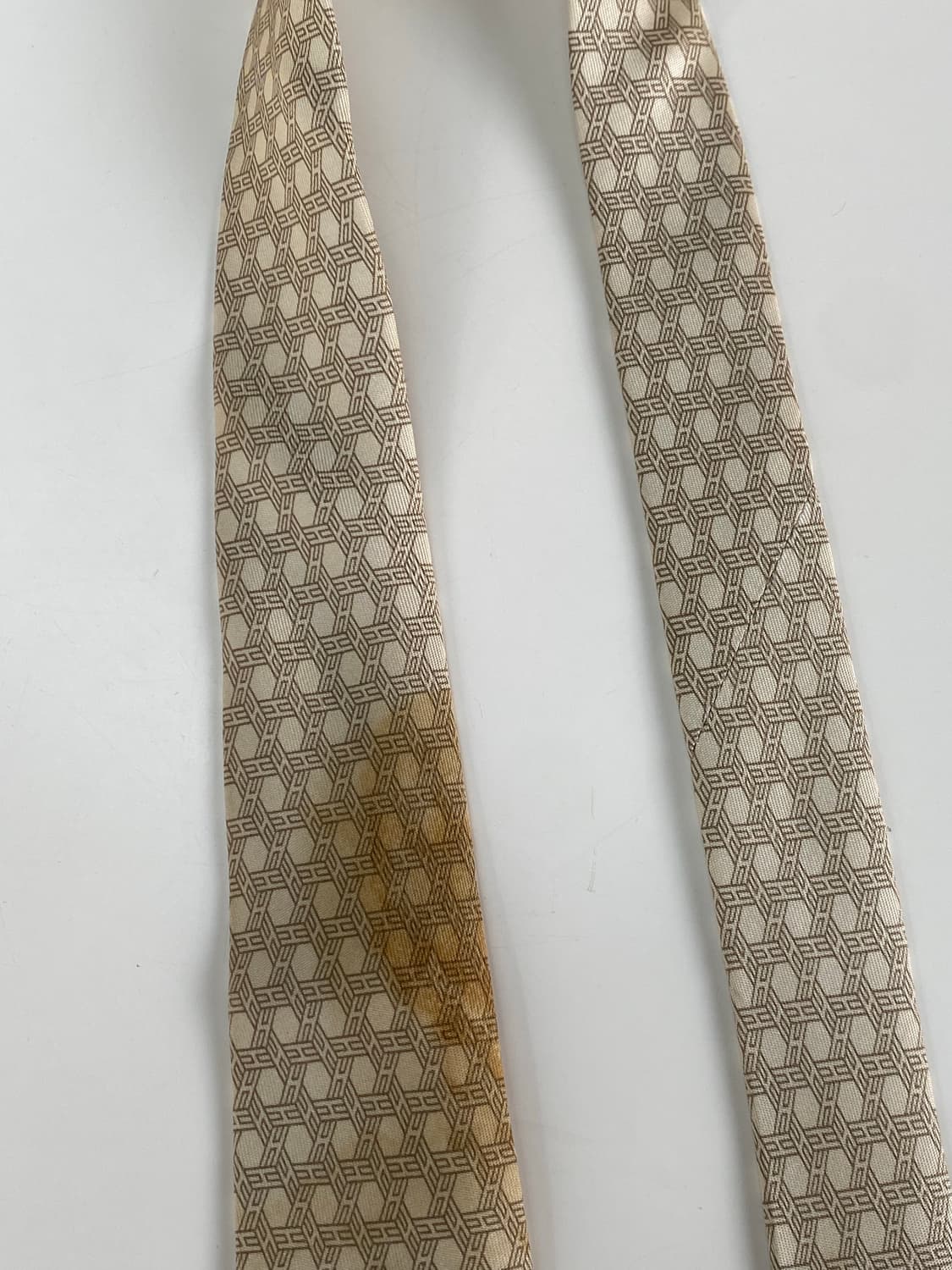 에르메스(HERMES) H모노그램 명품 정품 넥타이 상품이미지9