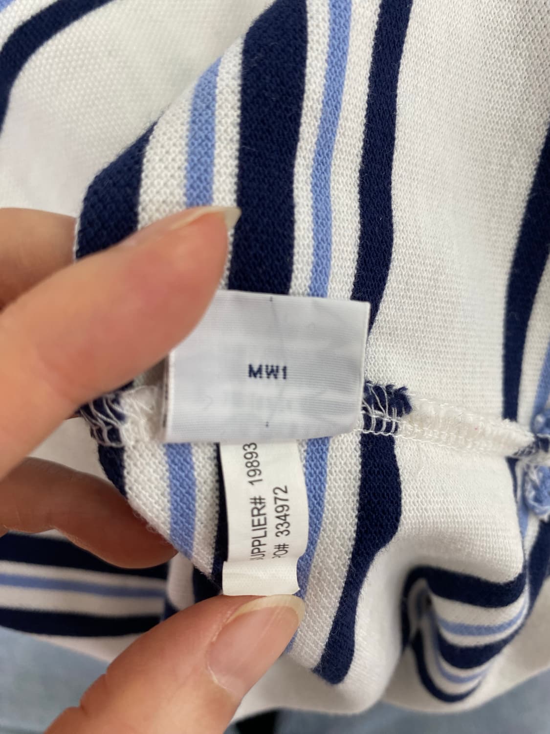 폴로 랄프로렌 스트라이프 카라 티셔츠 커스텀핏 M <234>  상품이미지7