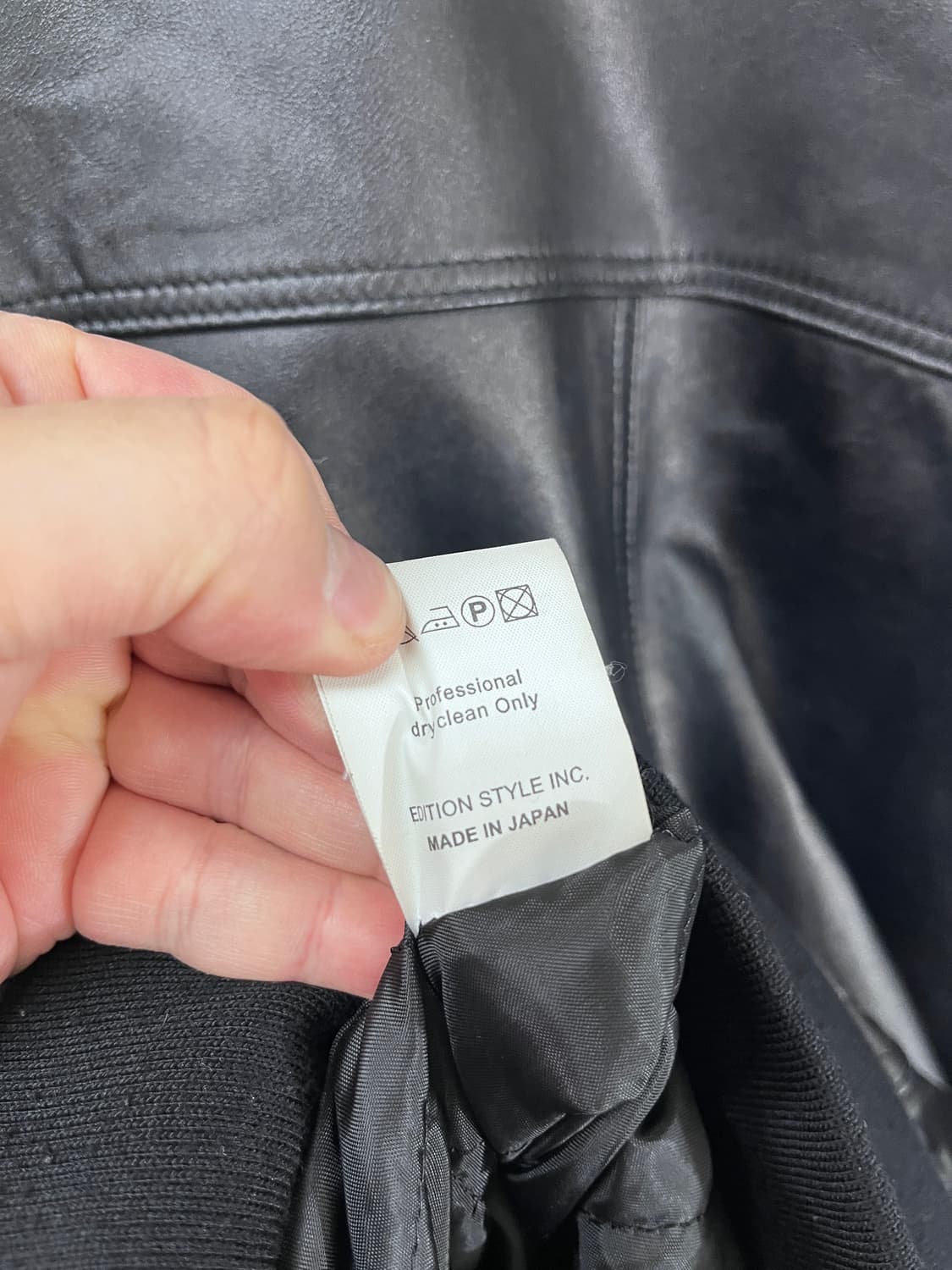 Edition leather jacket 상품이미지9