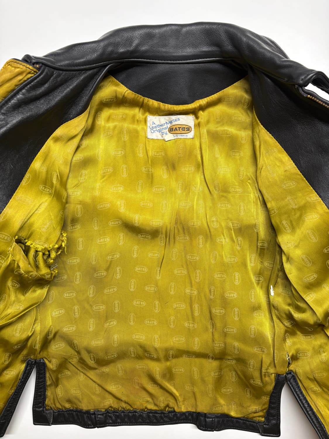 70's Bates 카페 레이서 레더 자켓 상품이미지3