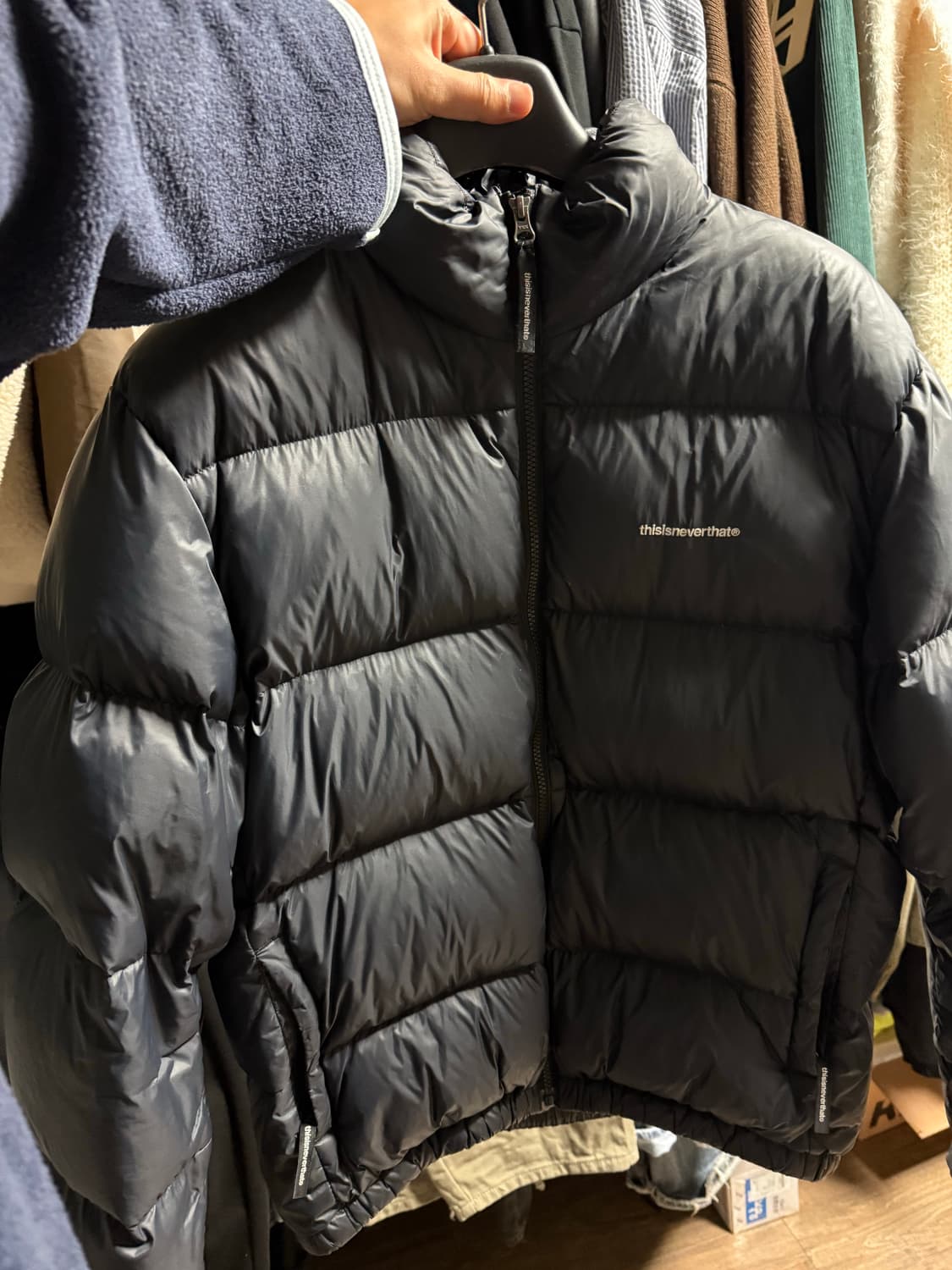 디스이즈네버댓 퍼택스 패딩 M 상품이미지3