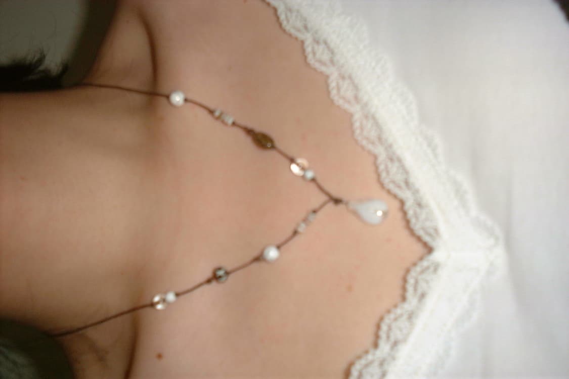 Teardrop necklace 티어드랍 비즈 목걸이 상품이미지2