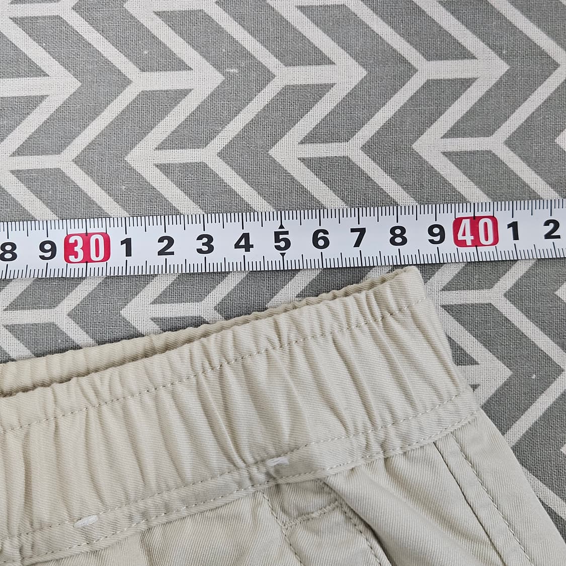 유니클로U 와이드피트 조거팬츠 아이보리 M 상품이미지5