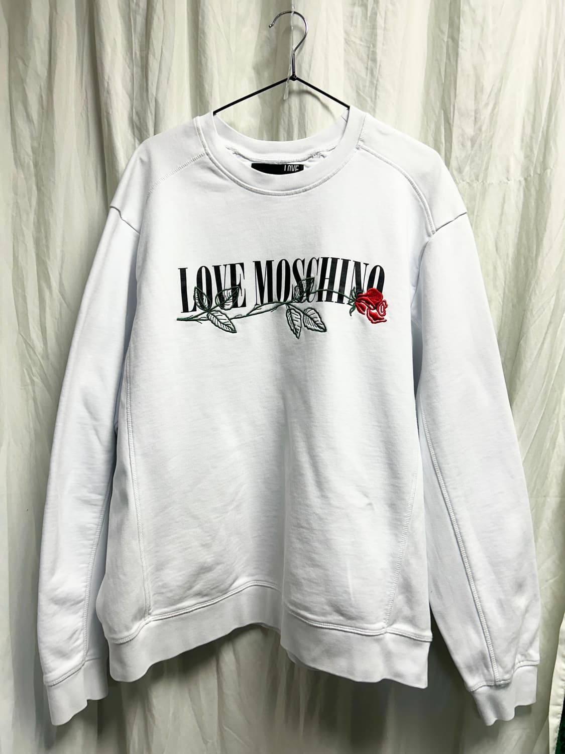 LOVE MOSCHINO 흰색 맨투맨 XXL 상품이미지1