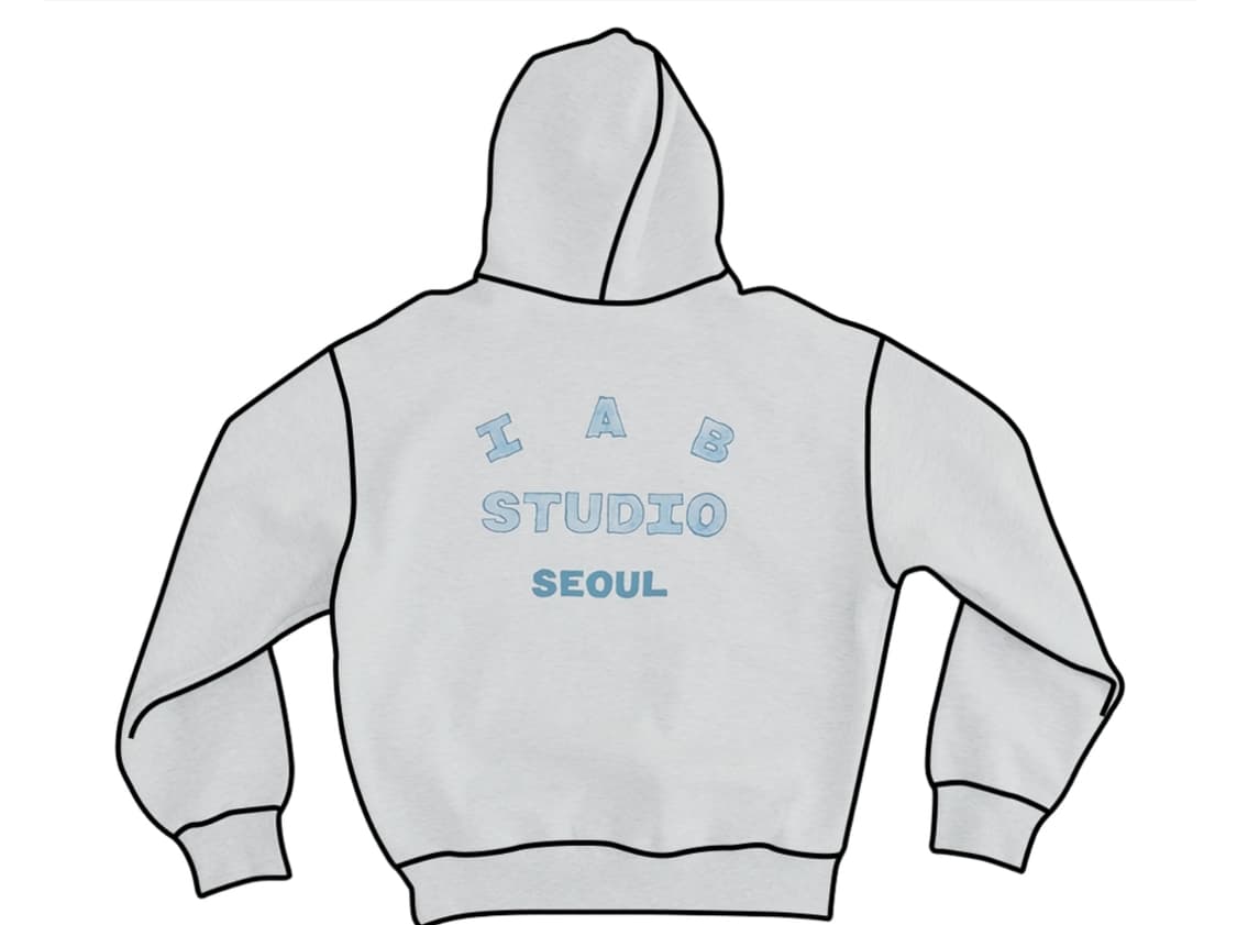 [새상품] 아이앱 스튜디오 서울 후드 라이트 그레이 XL 상품이미지1