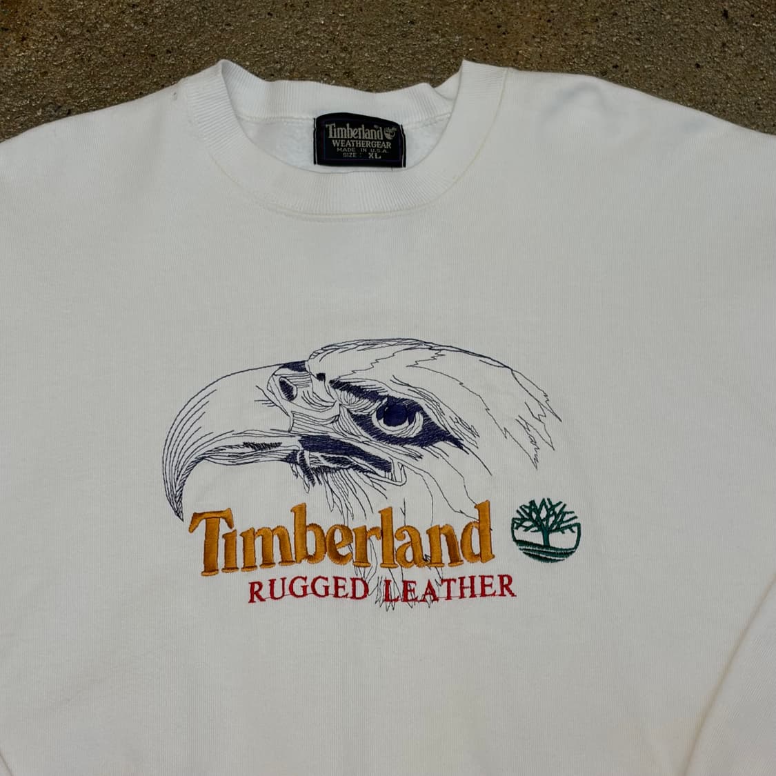90s Made in USA 미국 빈티지 팀버랜드 이글 맨투맨 상품이미지3