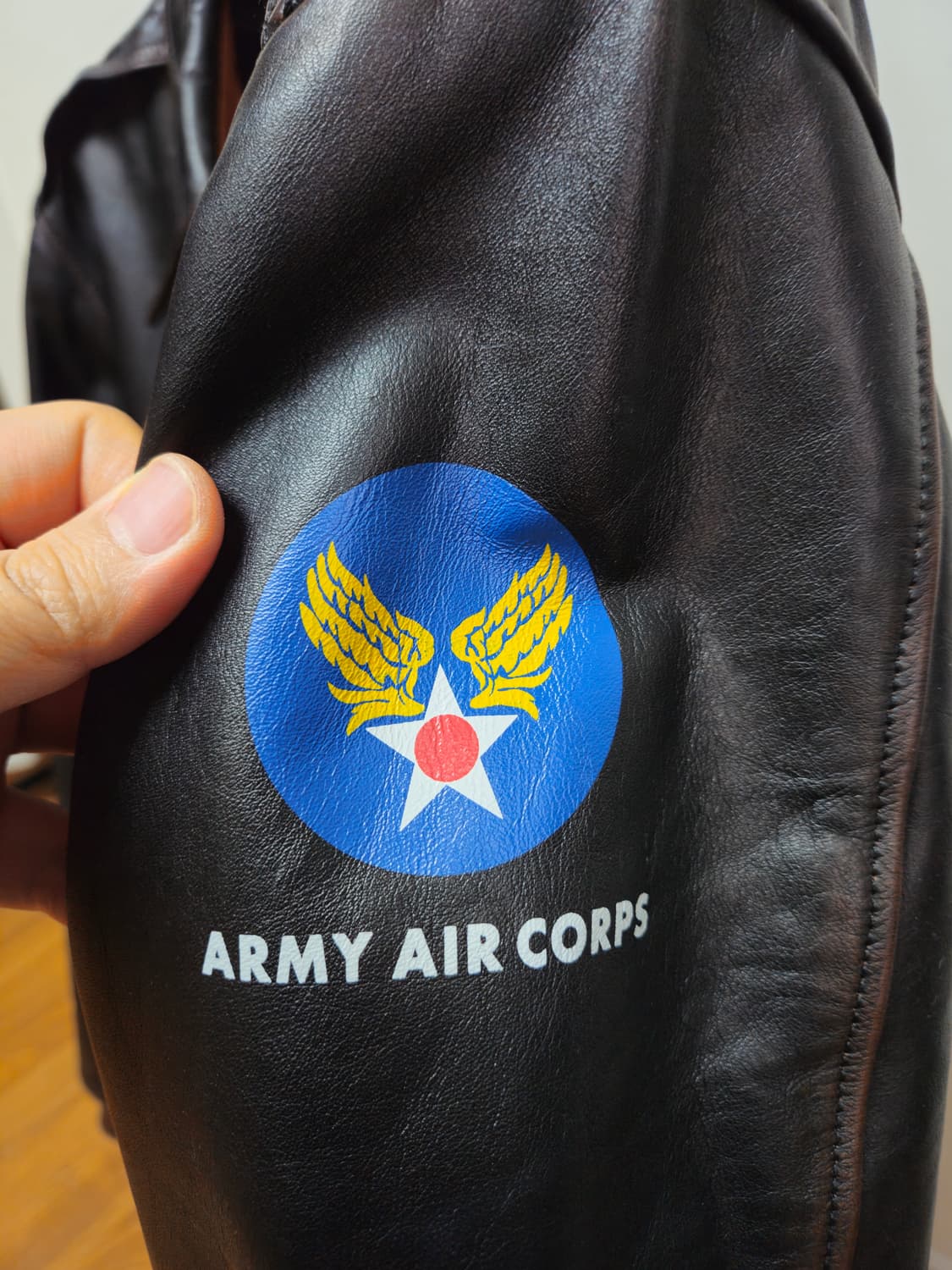 A-2  가죽자켓 대탈주 스티브맥퀸 표기4XL 체감 2Xl 상품이미지3