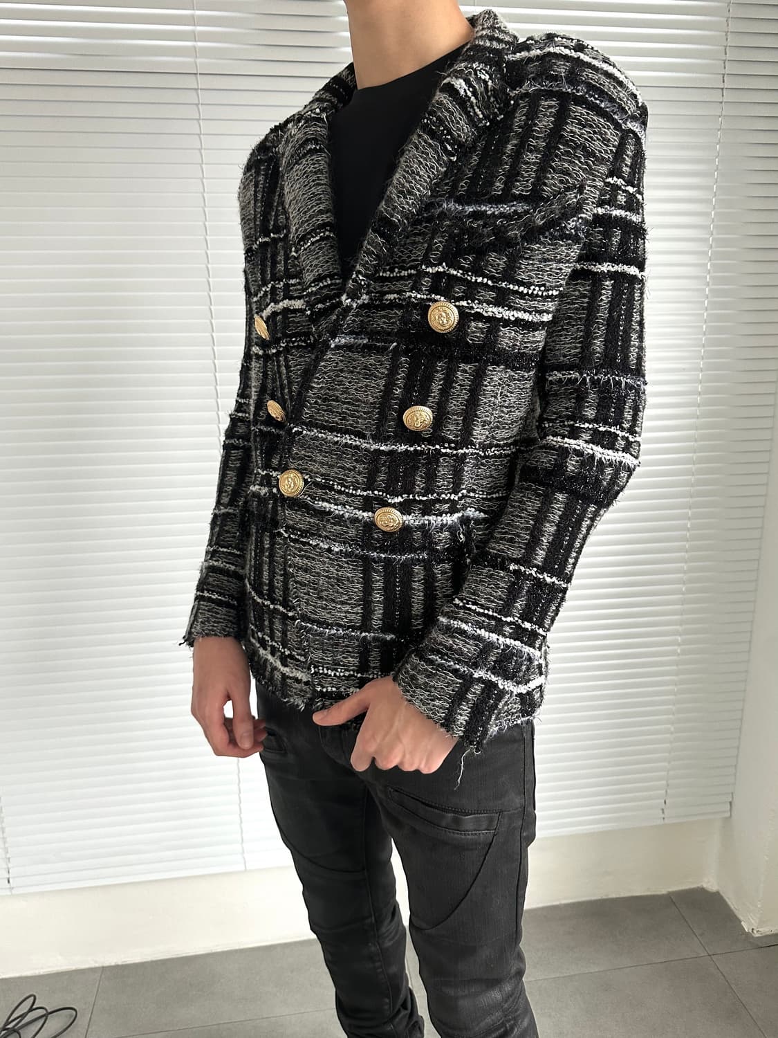 발망 나폴레옹 트위드 더블 자켓 상품이미지2