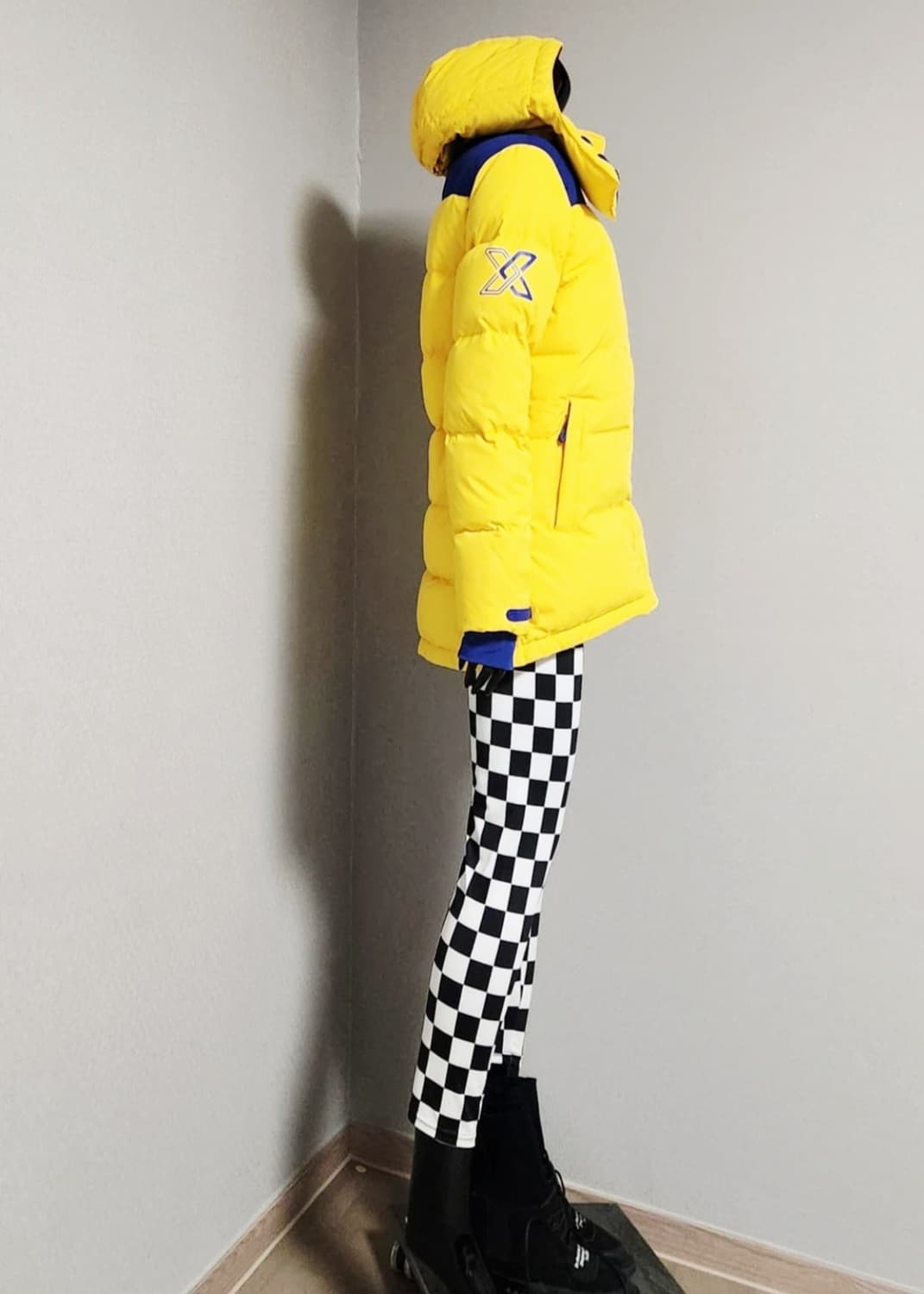 노랑 패딩점퍼  상품이미지2