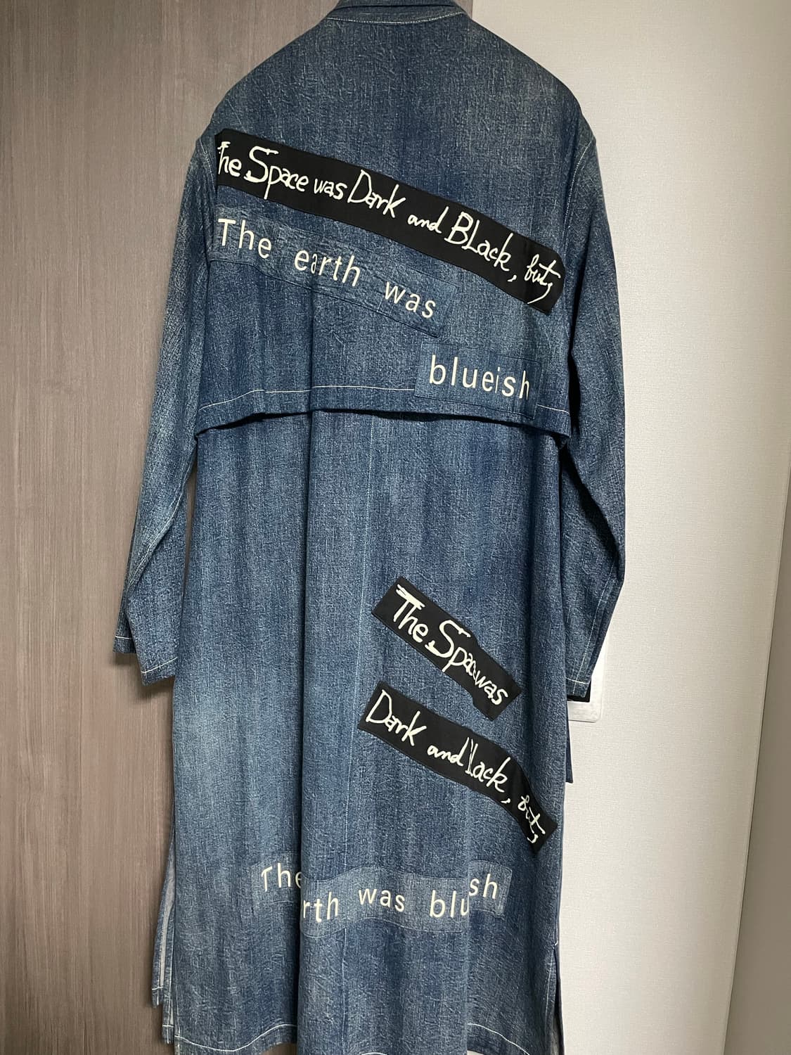 요지야마모토 남성 데님 코트 상품이미지2