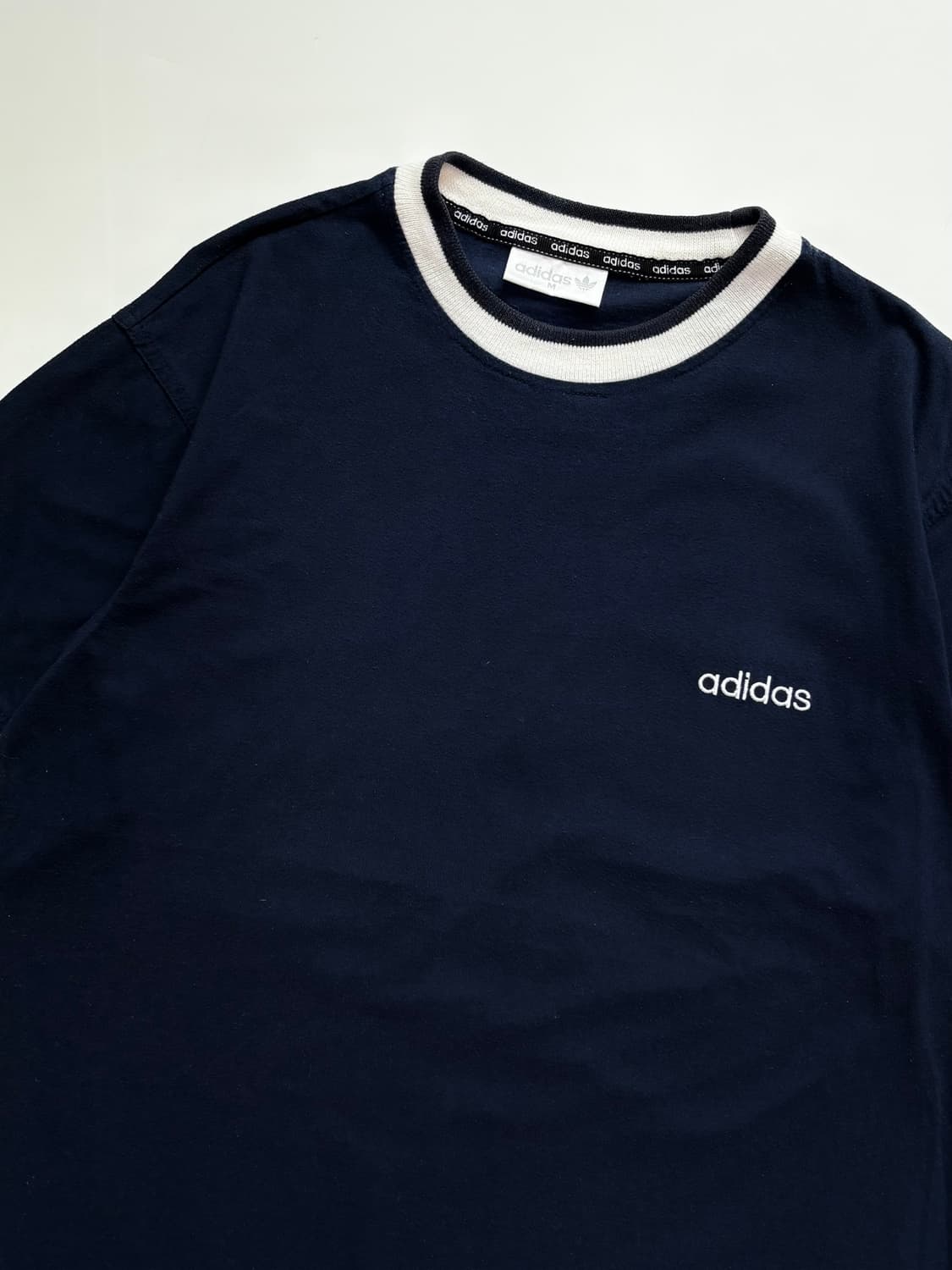 Adidas 올드아디다스 네이비 3-스트라이프 티셔츠  상품이미지6