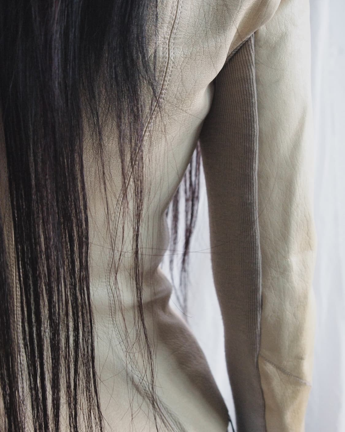 릭오웬스 olmar&mirta asymmetric 레더 블레이져 상품이미지2