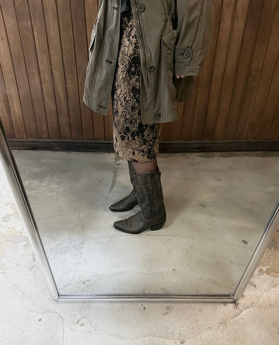 WB ink pattern skirt 상품이미지5