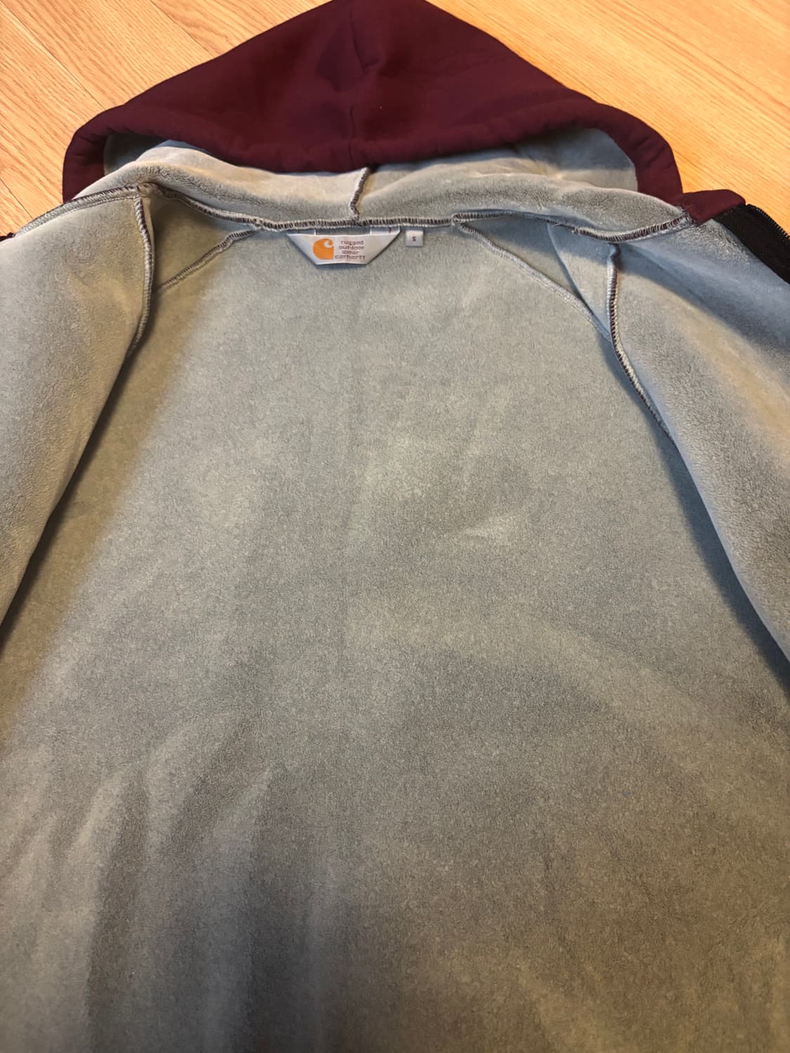 칼하트 버건디 집업 상품이미지9