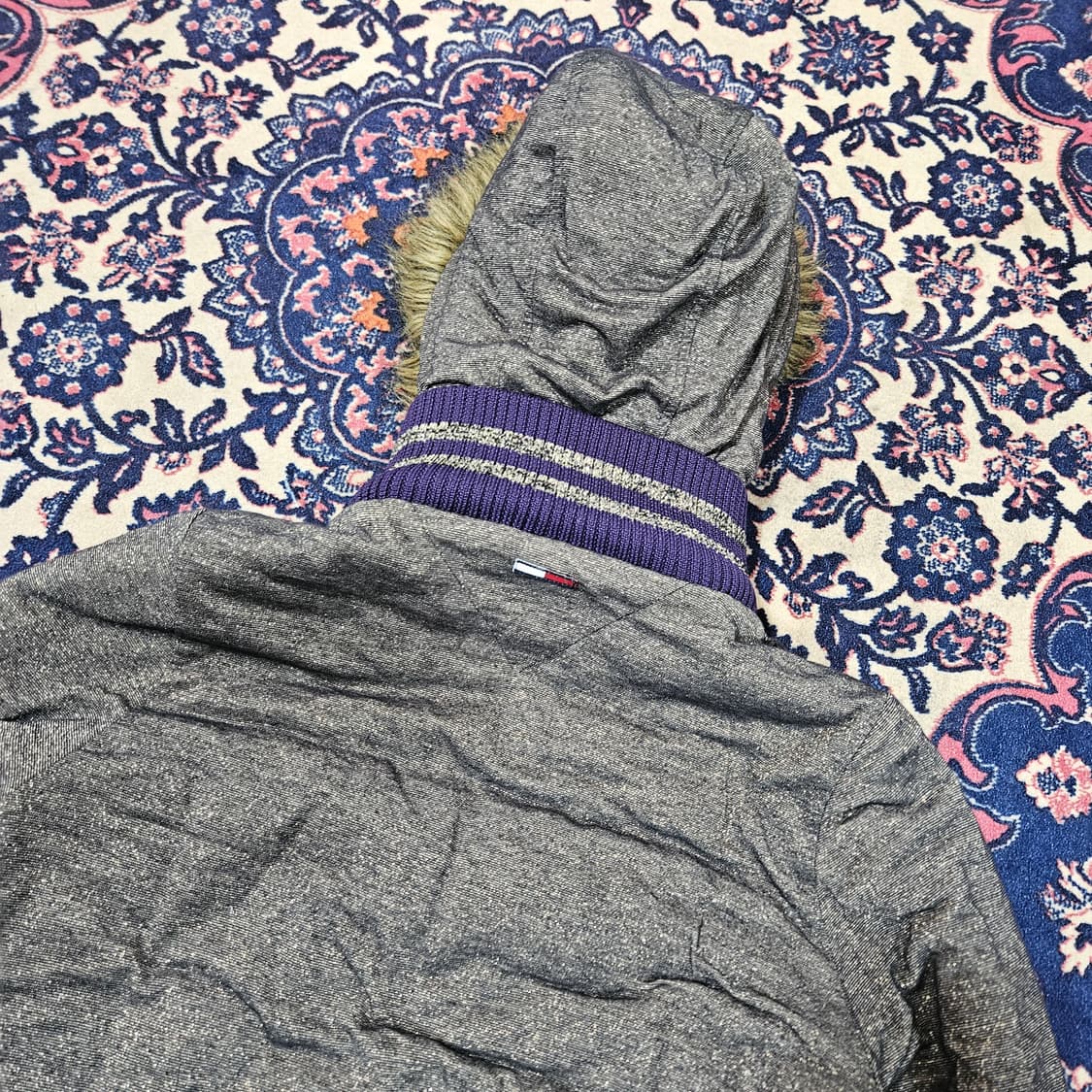 타미걸(Tommy girl) 00's Y2k 리버시블 후드퍼 자켓 S 상품이미지8