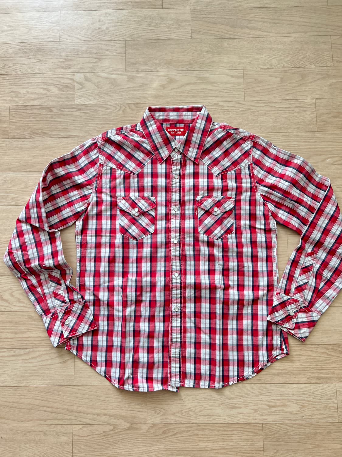 Levis 리바이스 레드탭 체크 셔츠 상품이미지1