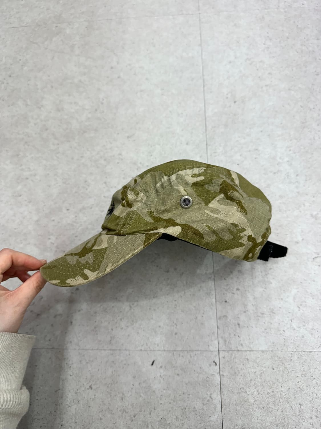 90s Stussy 스투시 카모 캡 상품이미지3