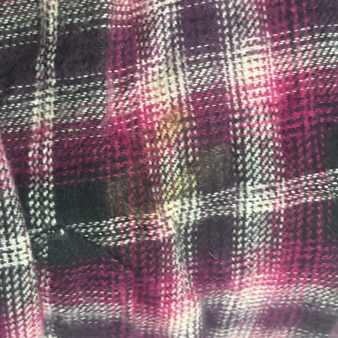 JPN 불량 갸루 체크 핑크 글리터 셔츠 상품이미지5