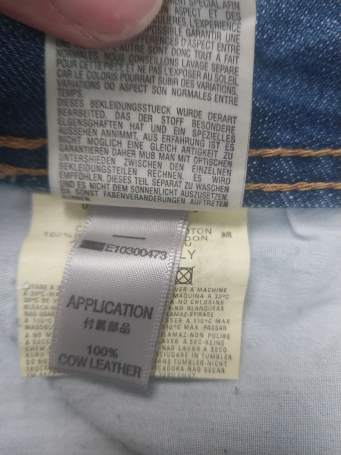 [34] 디젤 데미지 레귤러 스트레이트진 청바지 상품이미지10