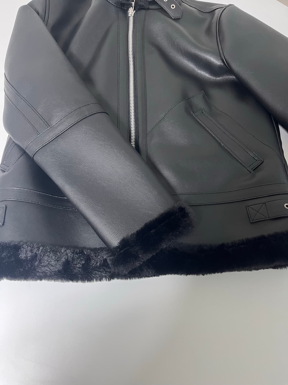 도프셉 레더 무스탕 새상품 상품이미지5