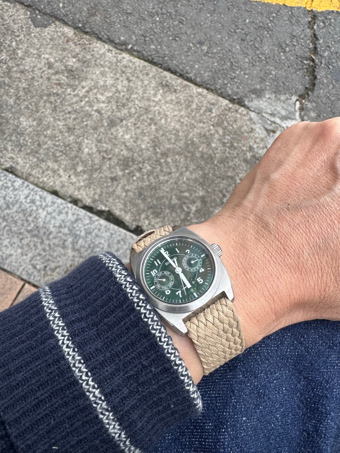 세이코 SUS (5y89-0a50)그린다이얼 상품이미지4