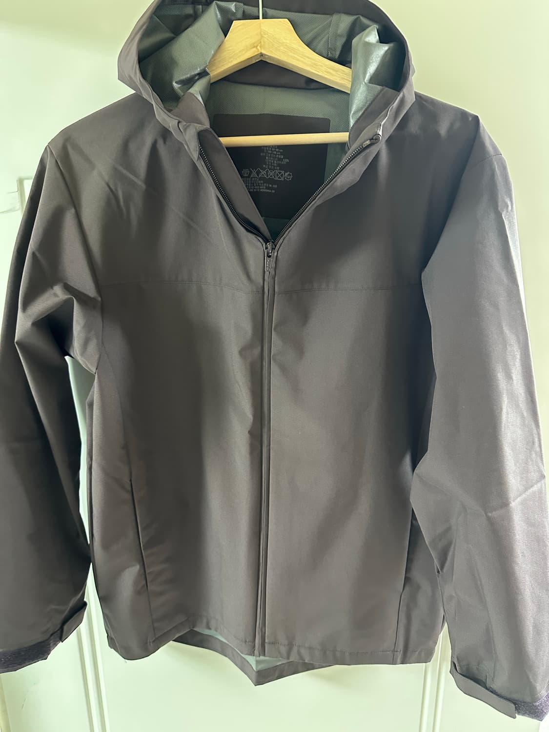 [S] 무인양품 바람막이 자켓 S 다크퍼플 상품이미지3